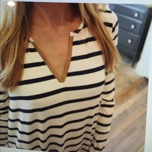 Basic striped tunic